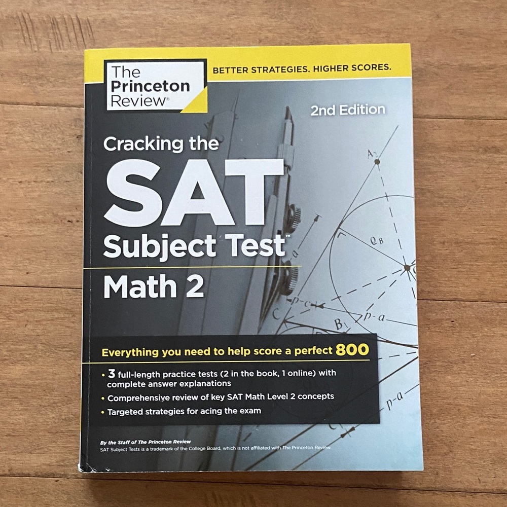 The Princeton review cracking the SAT subject test, math two.  Book